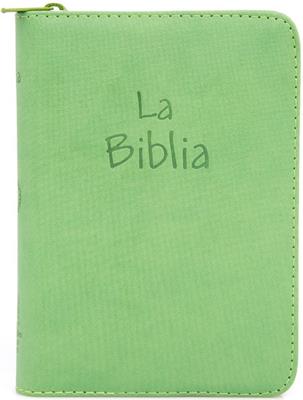 Biblia flexible cierre verde oliva