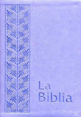 Biblia flexible lila plateada
