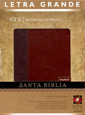 Santa Biblia NTV  Referencia Ultrafina LG Duotono Café Café claro