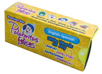 Caja de Promesas Palabritas Felices (Caja de cartón)