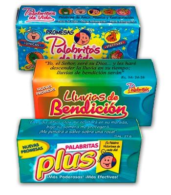 Caja de Promesas Lluvias de Bendición (Cajita de Promesas)
