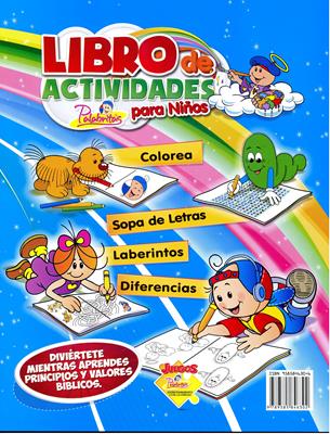 Libro de Actividades  para Niños-  Diviértete Mientras Aprendes Principio y Valores Bíblicos