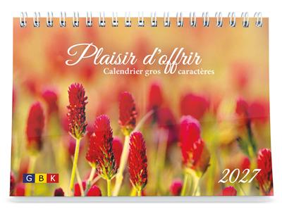Plaisir d'offrir calendrier 2027