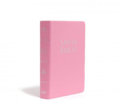 RVR60 Biblia Letra Grande Tamaño Manual (Vinilo, Rosado)