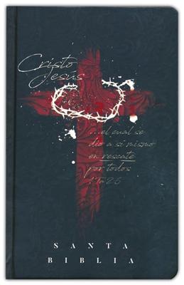 Biblia Reina Valera Letra Grande Cruz y Corona (Tapa Dura)