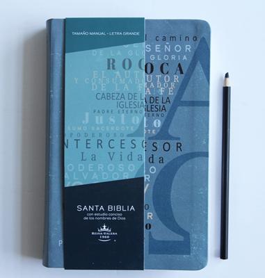 Biblia Reina Valera 1960 Los Nombres de Dios - Azul Oscuro (Tapa Dura)