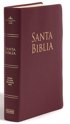 RVR 1960 Biblia Letra Grande Tamaño Manual (Vinilo, Rojo Vino)