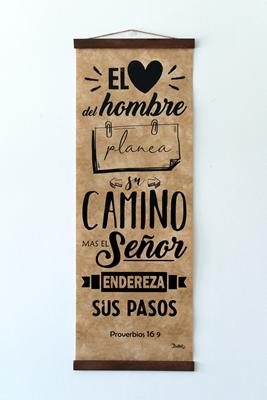 Pergamino El Corazón del Hombre (Cuero Sintético )