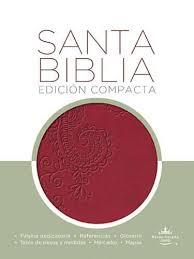 Biblia Compacta Imitación Piel Rubí