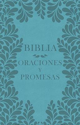 Biblia Oraciones Y Promesas/NVI/Azul Marino/Simil Piel/Mujer