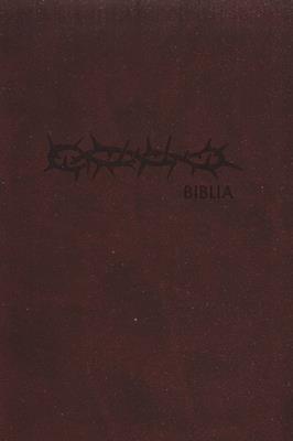 Biblia Bolsillo Compacta Piel Elaborada Vinotinto