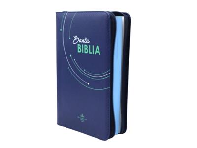 Biblia Economica Letra Grande Azul Oscuro