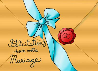 Carte double mariage