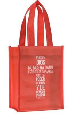 Bolsa Pequeña- Porque Dios no nos ha dado (Tela)