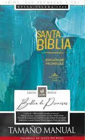 RVR 1960 Biblia Manual Letra Grande (Piel especial, zíper, azul)