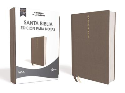 NBLA Biblia Edición Para Notas Letra Grande ( Tapa Dura Tela, gris)