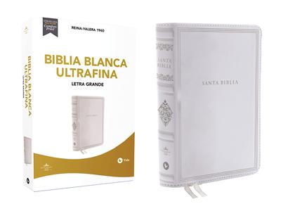 RVR 1960 Biblia para Ceremonias Ultrafina Letra Grande (Imitación Piel,  Blanca)