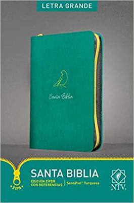 NTV Biblia Letra Grande Con Referencia (Imitación Piel, Turquesa, Ave)