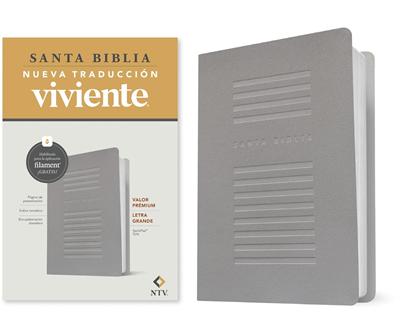 NTV Biblia Valor Prémium, Letra Grande (SentiPiel, Gris)