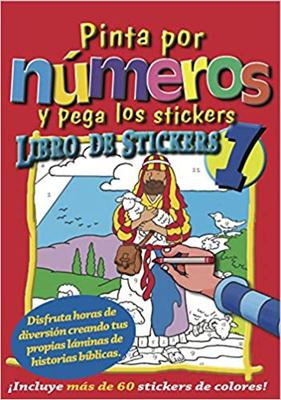Pinta por Números y Pega los Stickers (Rústico)
