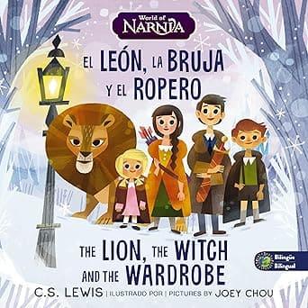 El León, la Bruja y el Ropero Bilingüe Ilustrado (Tapa Dura)