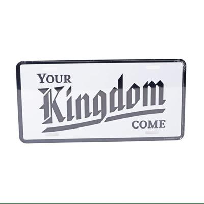 Placa de Auto Your Kingdom
