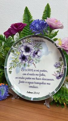 Plato Decorativo Inspiración (Cerámica)