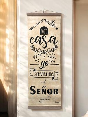 Pergamino Mi Casa y Yo (Cuero Sintético )