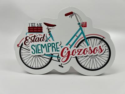 Bicicleta Estad Siempre Gozosos (Madera)