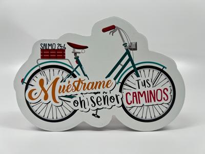 Bicicleta Múestra oh Señor Tus Caminos (Madera)
