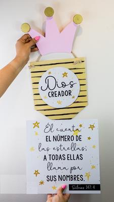 Cuadro Juego Decorativo (Madera, 3 piezas)