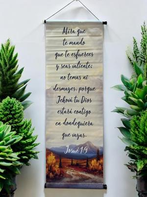 Pergamino Juan 1:9 (Lienzo)