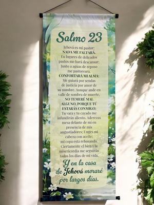 Pergamino: Salmo 23 (Lienzo)
