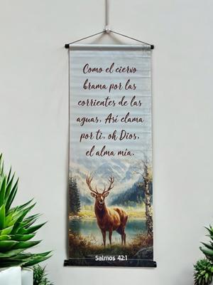 Pergamino Salmo 42:1 (Lienzo)