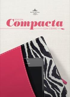 Biblia Compacta Cierre Fucsia Cebra