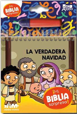 La Verdadera Navidad - Pinta con Agua (Tapa Dura) [Libro para Niños]