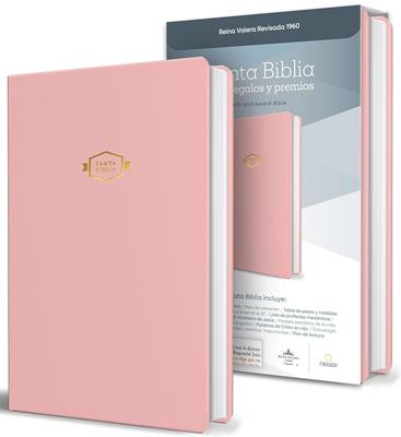 Biblia RVR60 Regalos y Premios Imitación Piel Rosa