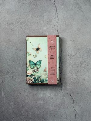Biblia RVR60c Exquisita/ Mariposas Primavera Manija Iman