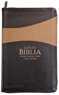 RVR60 Biblia Bitono Tamaño Manual Letra Grande con Cierre