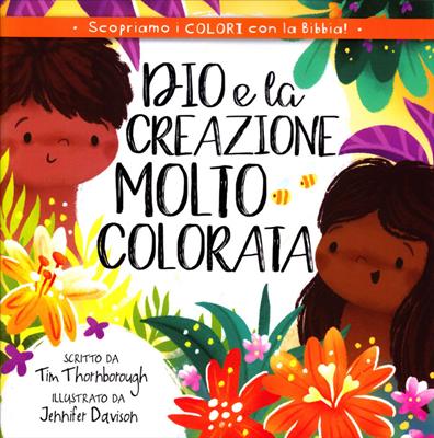 Dio e la creazione molto colorata (Spillato)
