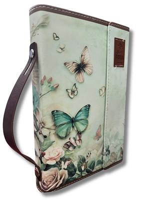 Biblia RVR 1960 Exquisita Mariposas en Primavera