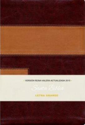 Biblia Piel Europea Dos Tonos Letra Grande