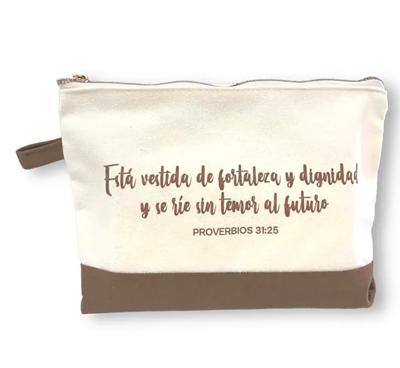 Estuche / Neceser de Algodón - Esta Vestida (Tela)
