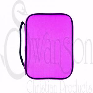 Forro Canvas Rosado (Lona, Rosa brillante, borde Negro)