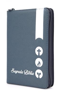 Biblia Dios Habla Hoy Linea Colores Mediana Gris con Cierre