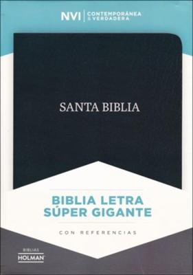 NVI Biblia Letra Súper Gigante (Piel fabricada Negro)