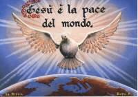 Cartolina "Gesù è la pace del mondo"