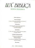 Lux Biblica - n°  8 (Brossura)