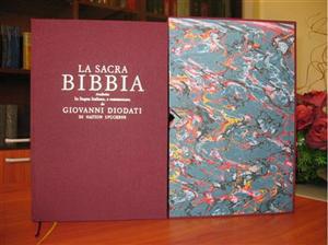 Bibbia Diodati da Pulpito Edizione del 1641 con note di Giovanni Diodati