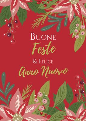 Biglietto "Buone Feste e Felice Anno Nuovo"